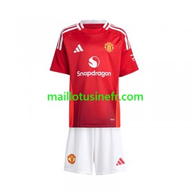 Maillot de Foot Manchester United Domicile 2024-25 - Enfant